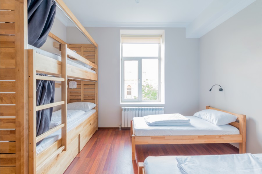 cottage bunk beds bedroom