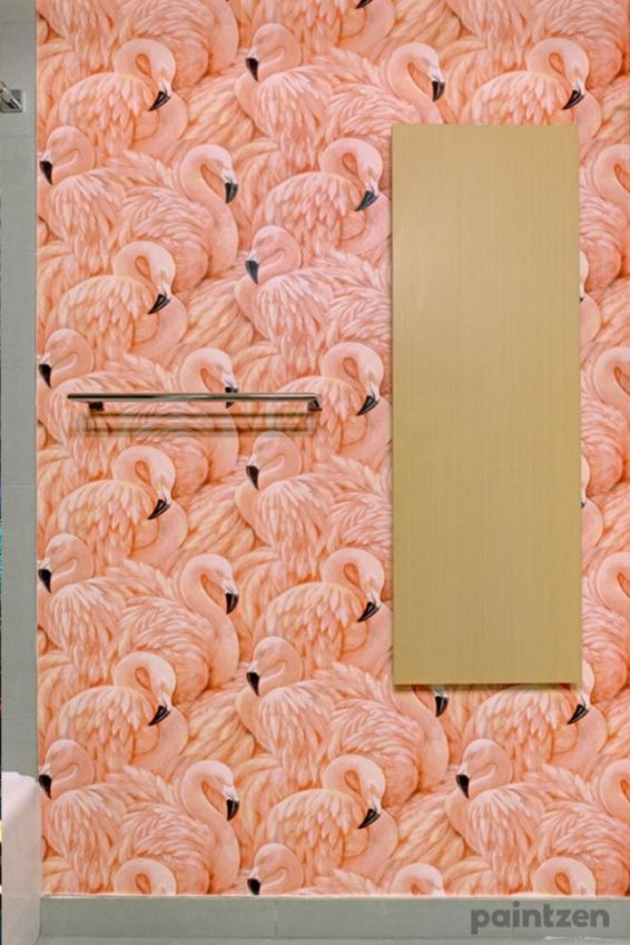 flamingo pink wallpaper