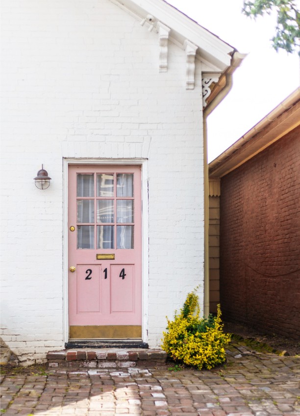 front door pink