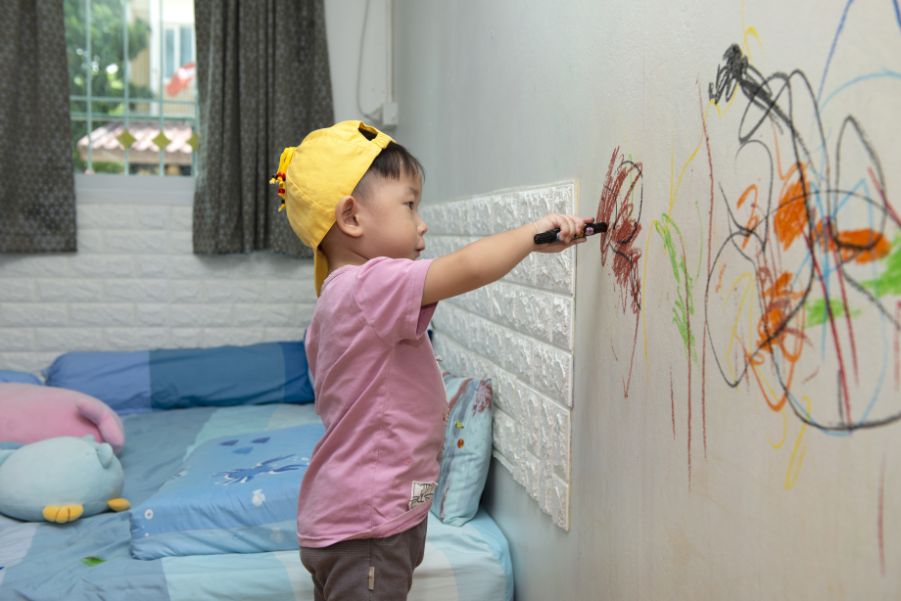How To Get Crayon Pen And Marker Off Your Walls Paintzen