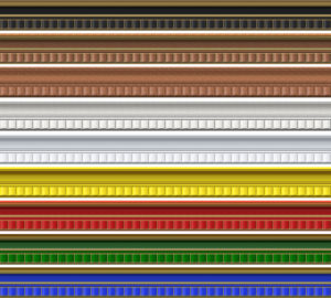 Different color crown molding